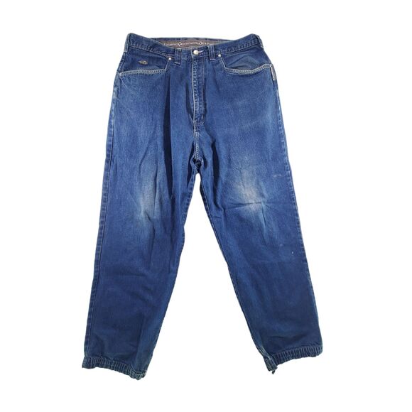 36 (38x33) Shaquille O'Neal Twism Baggy Hip Hop Men's Jeans Denim Y2K Skater